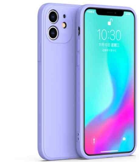 iPhone 12 -kuori - mikrokuituinen silikoni