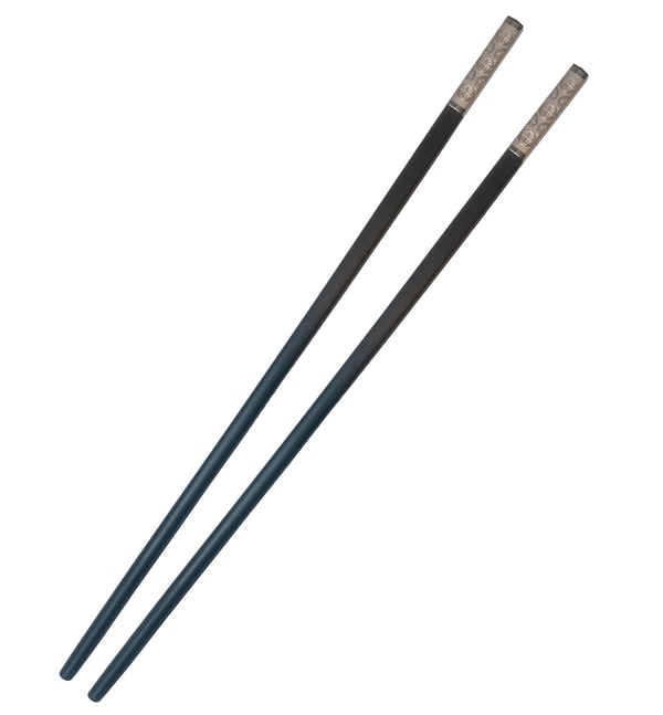 Ätpinnar - Silveremblem Stor 10 par