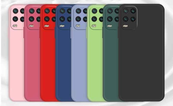 Xiaomi 10 Lite silikonimikrokuitukotelo