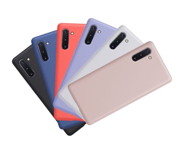 Samsung Galaxy Note 10:n kuori - mikrokuituinen silikoni