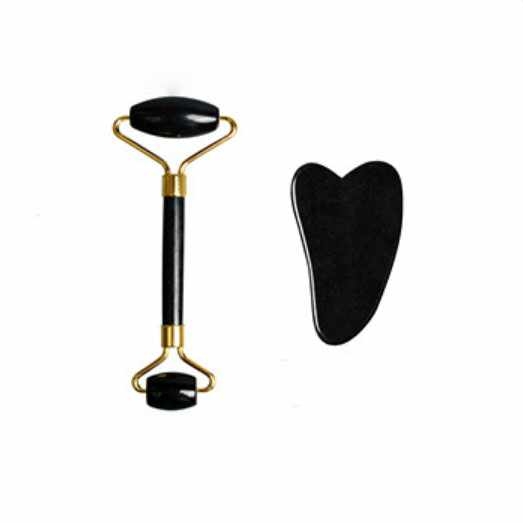 Gua Sha massage kit - Svart