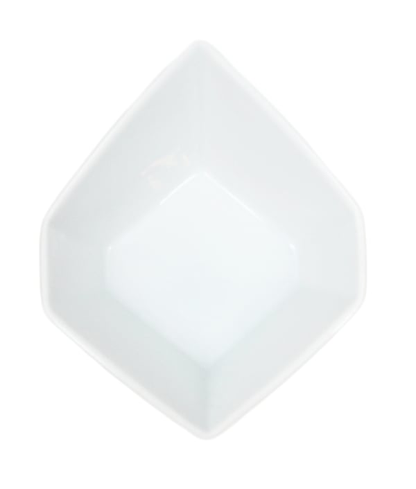 Mini Porslins Skål - Veck - 12 pack