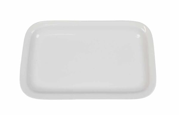 Rektangulär Djup Porslins Tallrik/Fat – Runda - 4 pack