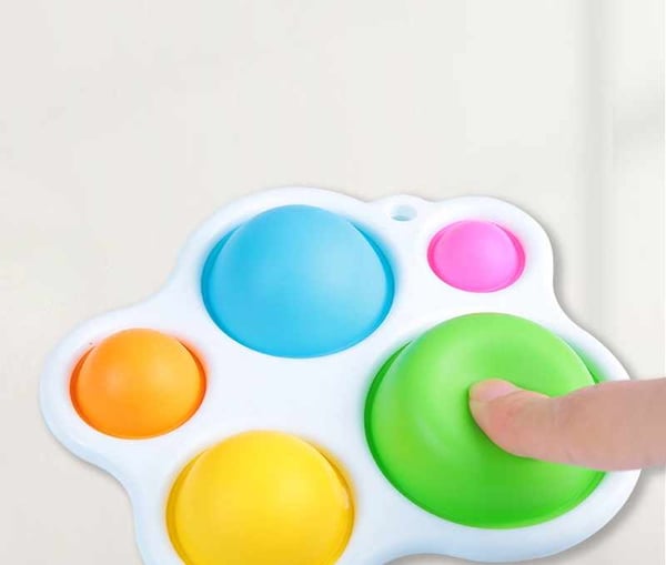 Fidget Toys - Fidget-lelu - Pop Coloured Bubbles - värilliset kuplat