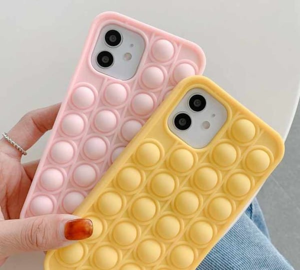 iPhone 11 / iPhone XR -kuori - Pop it Fidget Bubbles -palloja