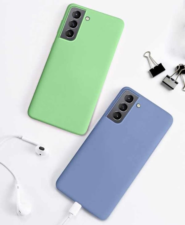Samsung Galaxy S21 Plus -kuori - Silikonimikrokuitu