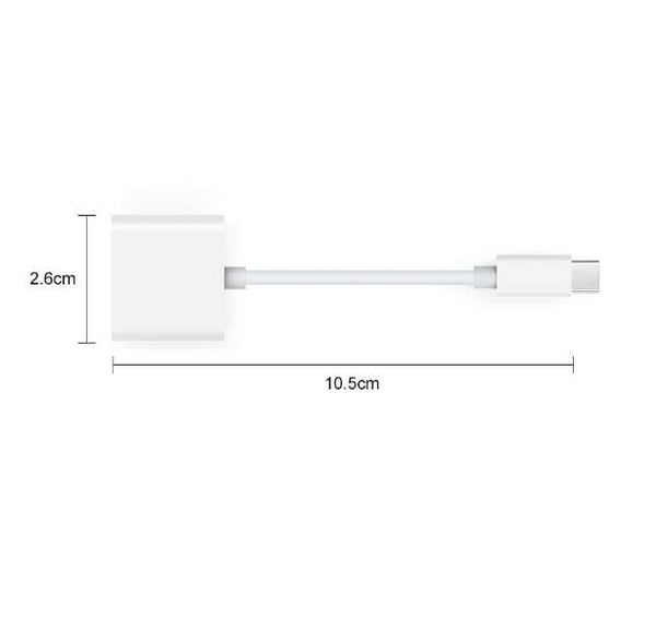 USB-C-kaapeli - kolminkertainen yhdistelmä