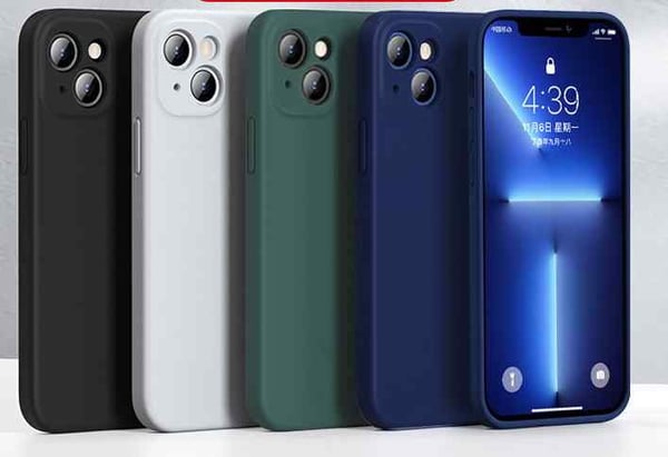 iPhone 13 Mini -kuori - mikrokuituinen silikoni
