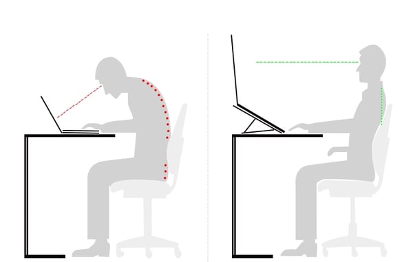 Stand Laptop - Kymmenen säätökorkeutta