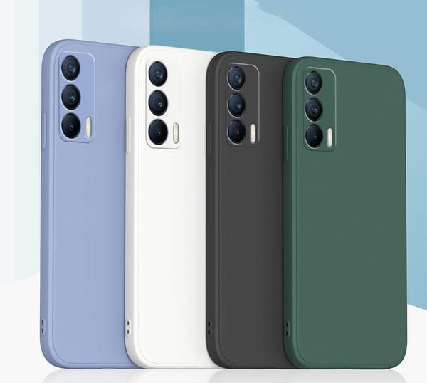 Realme GT - Silikonikuori Mikrokuitu
