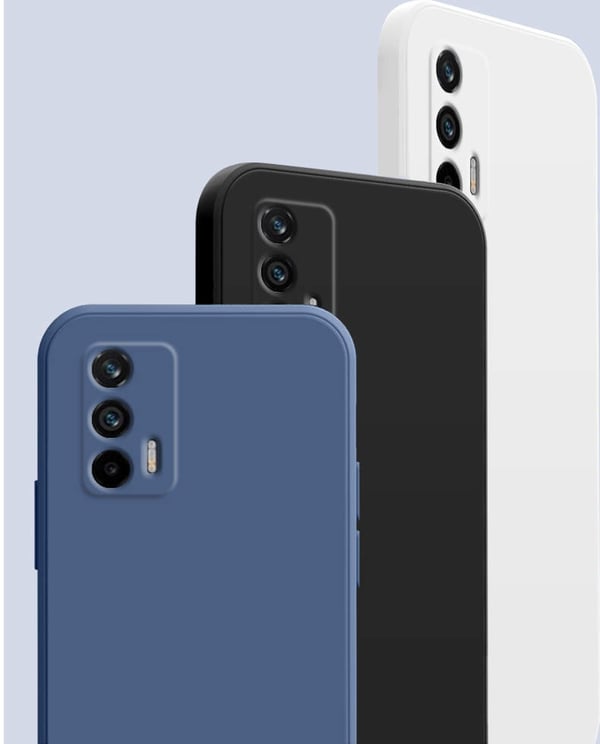 Realme GT - Silikonikuori Mikrokuitu