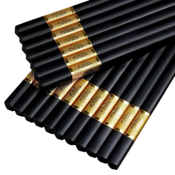 Ätpinnar - Guldemblem 10-pack