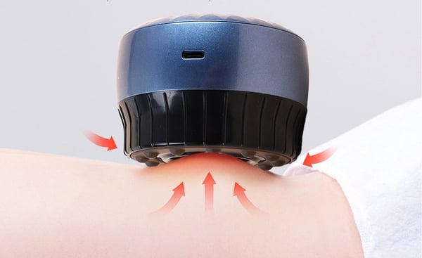 Elektronisk massageapparat til cupping-terapi - genopladeligt