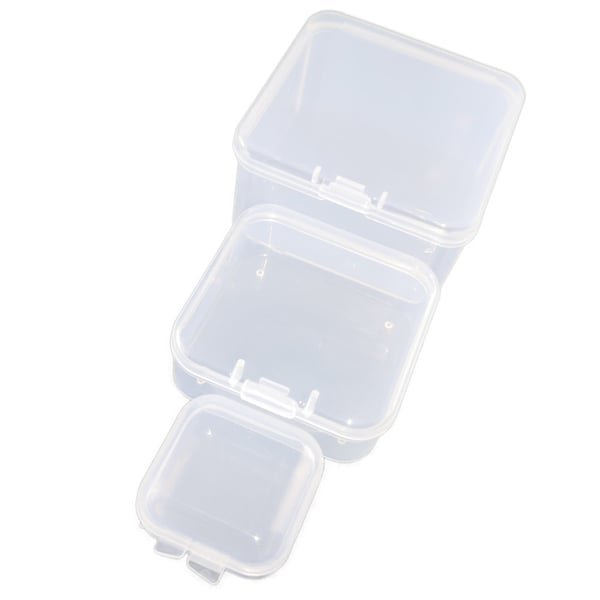 Plastlåda för förvaring  - 3 pack