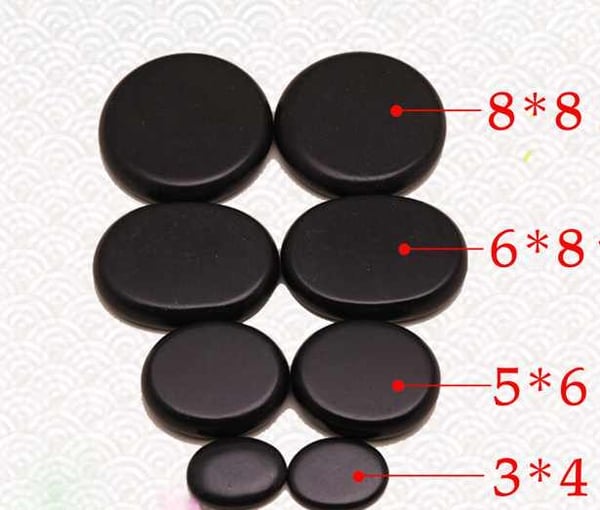 Naturlig Hot Stone Energi Massage - 20-pak