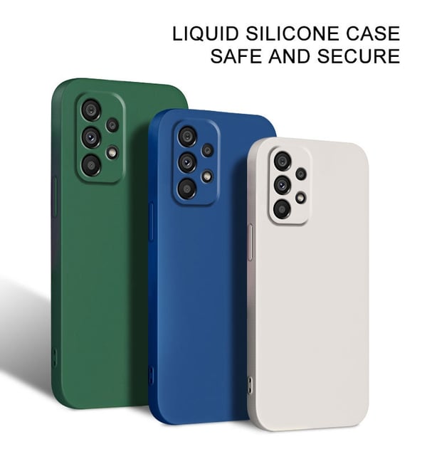 Samsung Galaxy A53 - Silikonikuori Mikrokuitu