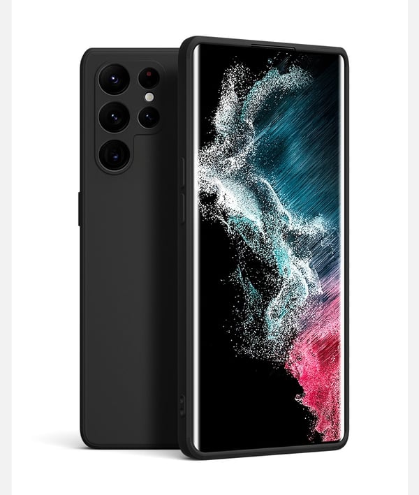 Samsung Galaxy S22 Ultra -kuori - Mikrokuitusilikoni