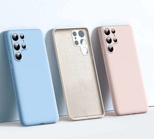 Samsung Galaxy S22 Ultra -kuori - Mikrokuitusilikoni