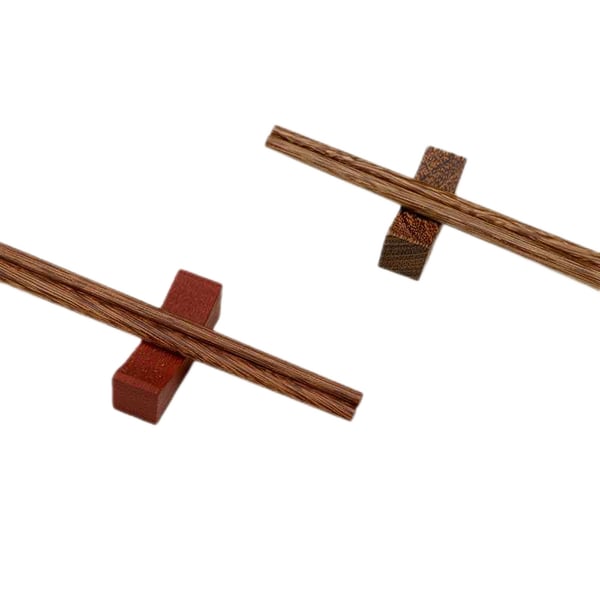 Syömäpuikkojen pidike - puu 5-pack