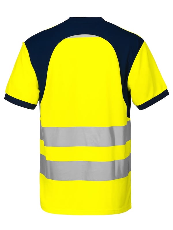 Projob Funktions T-shirt - Gul/Blå