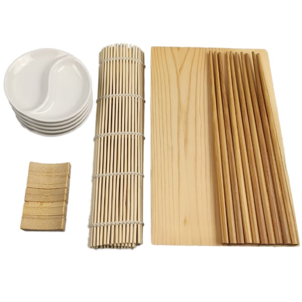 Sushi Serving Kit - Vähemmän helppoa Viisi vierasta + Ying/Yang