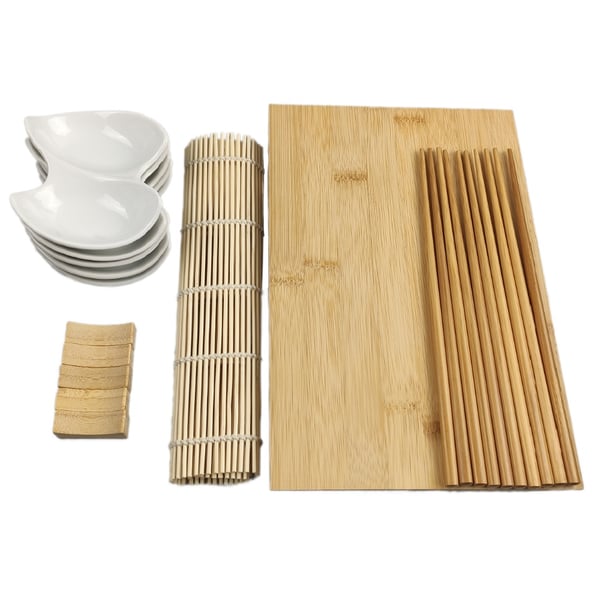 Sushi Serving Kit - Suurempi jopa viidelle vieraalle + kaksiosainen tuote