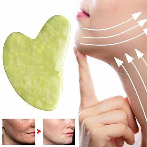 Gua Sha Scraper - Vihreä Suuret tunnisteet
