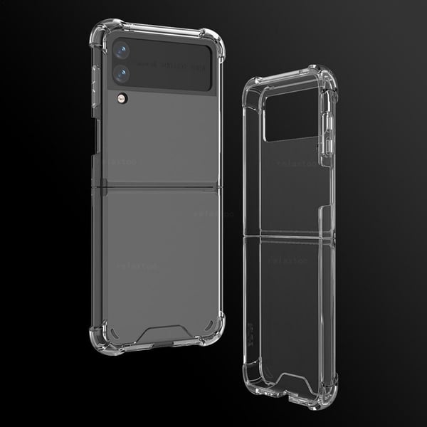 Samsung Galaxy Z Flip 4 - Läpinäkyvä Kotelo Kovilla Reunoilla