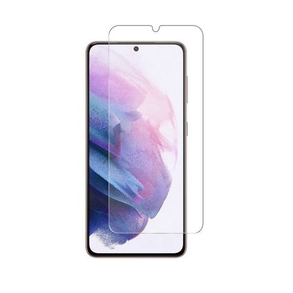 Samsung Galaxy S21 - läpinäkyvä kuori + karkaistu suojalasi