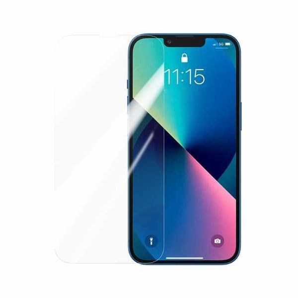 iPhone 13 - Läpinäkyvä kotelo Double Card Slot + karkaistu suojalasi