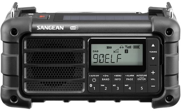 Sangean allväders radio Svart
