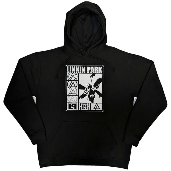 Linkin Park Unisex Pullover Hoodie: Logos Rectangle (X-Large)