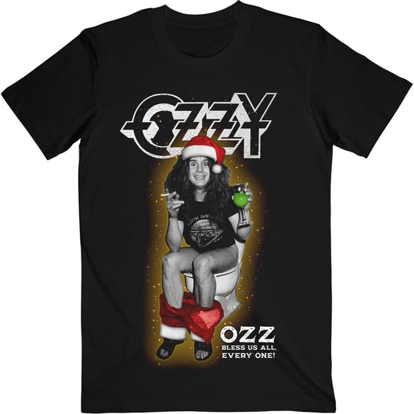 Ozzy Osbourne Unisex T-Shirt: Ozz Bless Us All (Small)