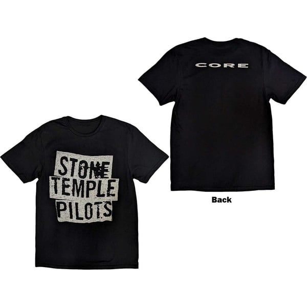 Stone Temple Pilots Unisex T-Shirt: Core (Back Print) (Medium)
