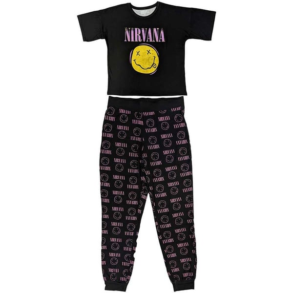 Nirvana pyjamas för kvinnor: Xerox Smile Pink (Medium)