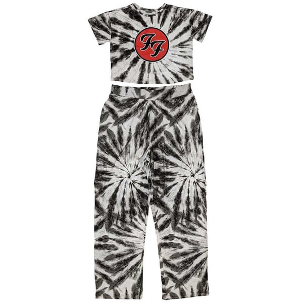 Foo Fighters Ladies Pyjamas: FF Logo (X-Small)