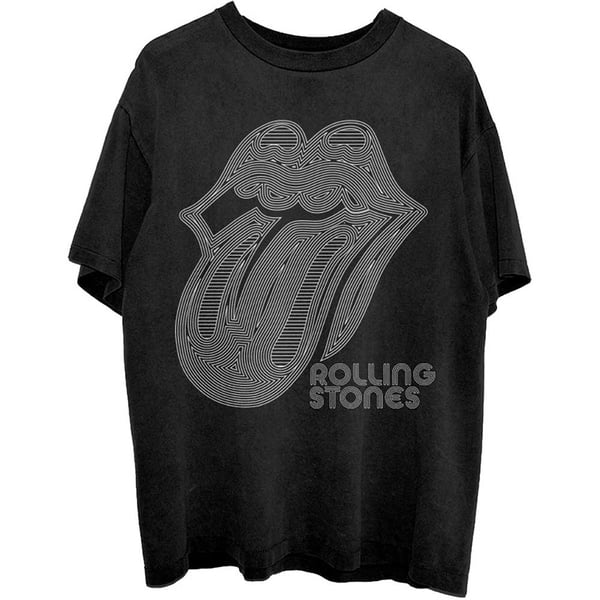 The Rolling Stones Unisex T-Shirt: Holographic Tongue (Medium)