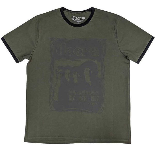 The Doors Unisex Ringer T-Shirt: New Haven Frame (Large)