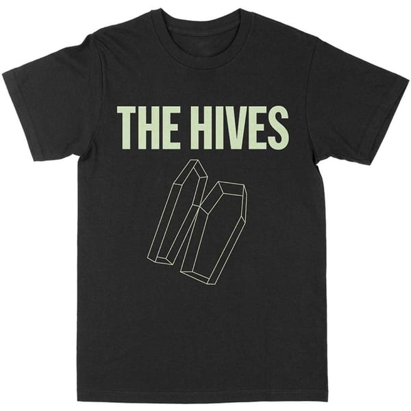 The Hives Unisex T-Shirt: Glow-in-the-Dark Coffin (X-Large)