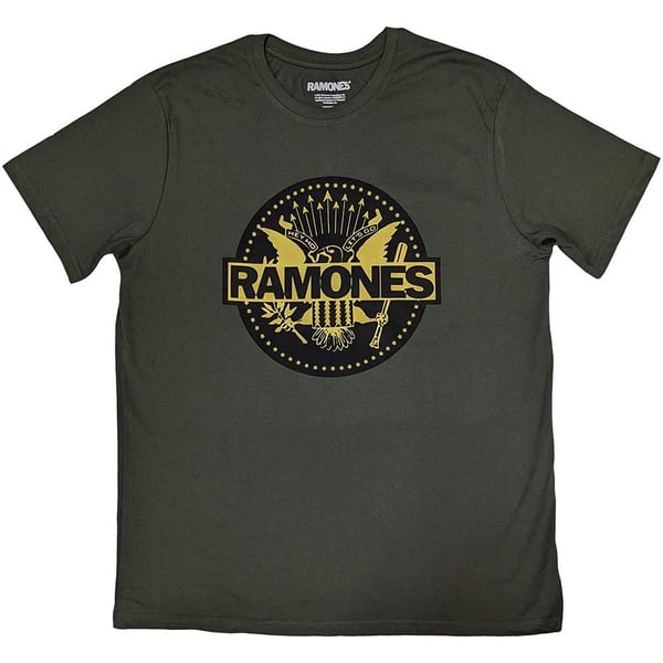 Ramones Unisex T-Shirt: Gold Seal (XX-Large)