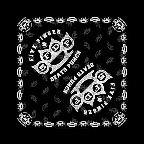 Five Finger Death Punch Unisex Bandana: Knuckles