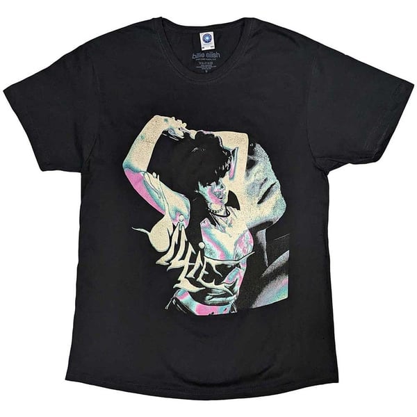 Billie Eilish Unisex T-Shirt: Portrait (Large)