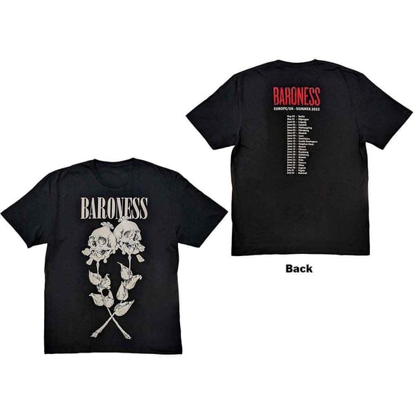 Baroness Unisex T-Shirt: Razor Bloom (Back Print) (Medium)