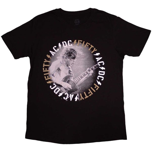AC/DC Unisex T-Shirt: Angus Live (Small)