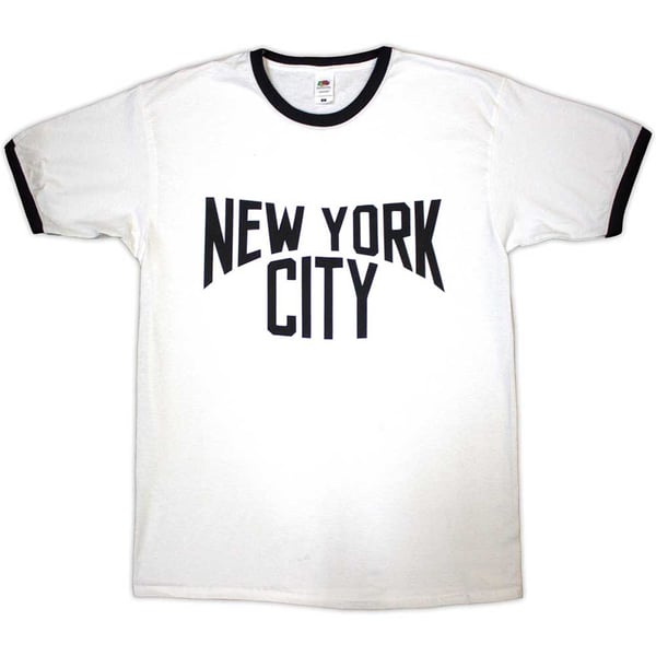 New York City Unisex T-Shirt: Text Logo (XX-Large)
