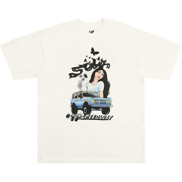 Olivia Rodrigo Unisex T-Shirt: Sour Airbrush (Large) Olivia Rodrigo Unisex T-Shirt: Sour Airbrush (Large)