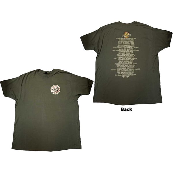 Nick Mason's Saucerful of Secrets Unisex T-Shirt: Tour 2019 (Back Print & Ex-Tour) (XX-Large)