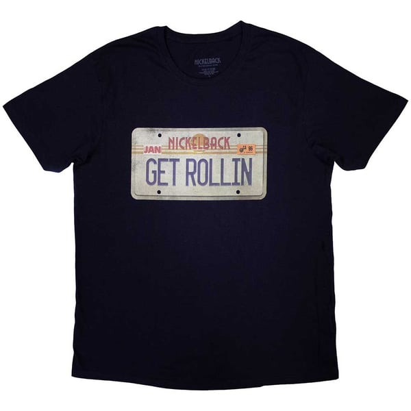 Nickelback Unisex T-Shirt: License Plate (XX-Large)
