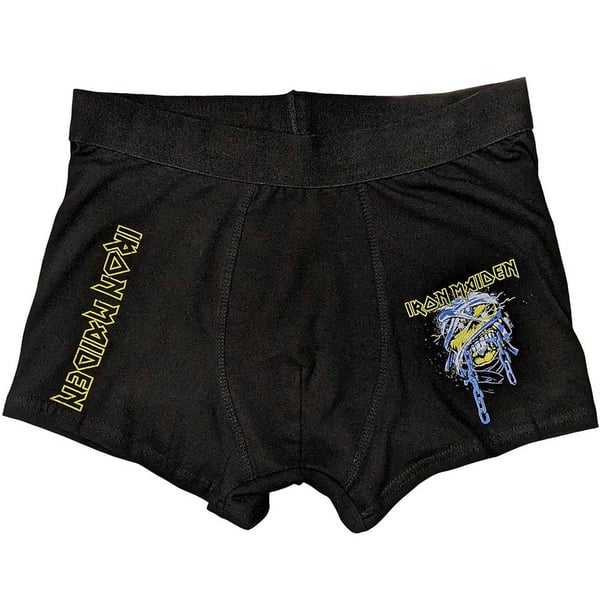 Iron Maiden Unisex Boxers: Powerslave Head (Large)