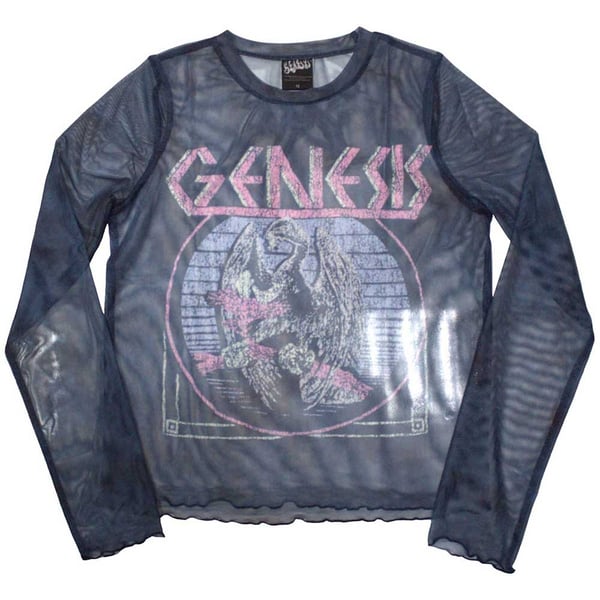 Genesis Ladies Long Sleeve T-Shirt: Bird Hand (Mesh) (Medium)